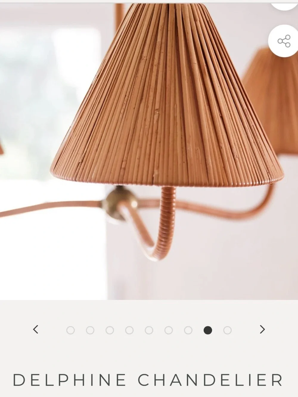 Pottery Barn Dayna Chandelier 30”
